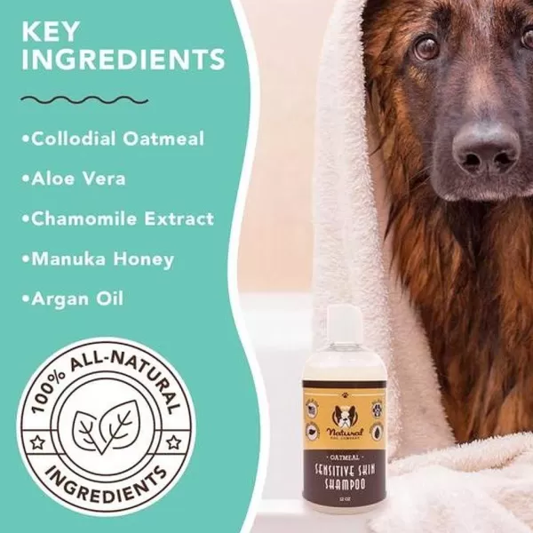 Sensitive Skin Oatmeal Shampoo | Natural Dog Company Cheap