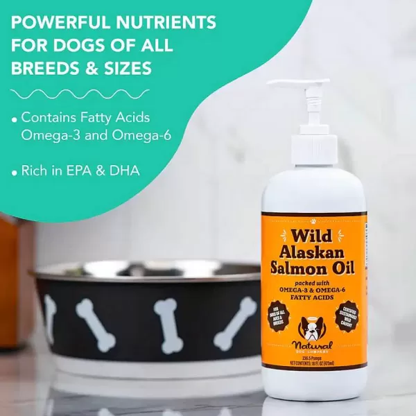 Wild Alaskan Salmon Oil | Natural Dog Company Outlet